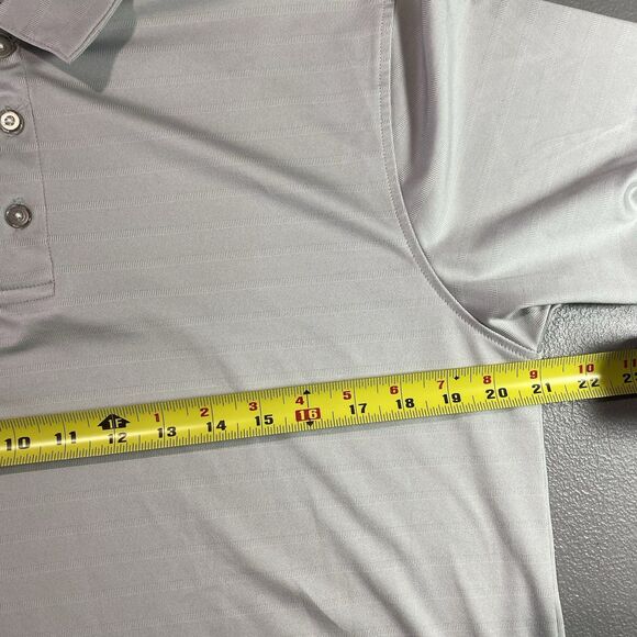 CYPRESS CLUB PERFORMANCE Polo Shirt Moisture Wicking Breathable Golf Mens M Gray - Picture 6 of 10